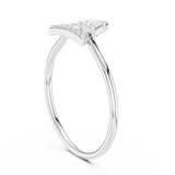 Gold Ring HLR-194, White Gold