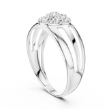 Gold Ring LR-01 (37), White Gold