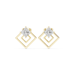 Gold Earrings AVBER-61, Yellow Gold