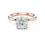 Gold Ring DDLR-847, Rose Gold, view 4