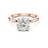 Gold Ring DDLR-847, Rose Gold, view 4