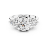 Gold Ring DDLR-276, White Gold, view 4