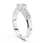 Gold Ring LR-0303, White Gold, view 1