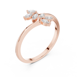 Gold Ring HLR-236, Rose Gold, view 2