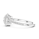 Gold Ring LR-0246, White Gold, view 3