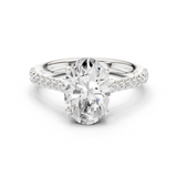 Gold Ring DDLR-729, White Gold