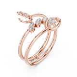 Gold Ring 1 (233), Rose Gold, view 2