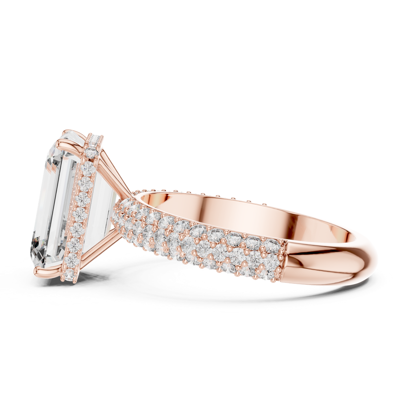 Gold Pendant 9-10022L_30, Rose Gold, view 3