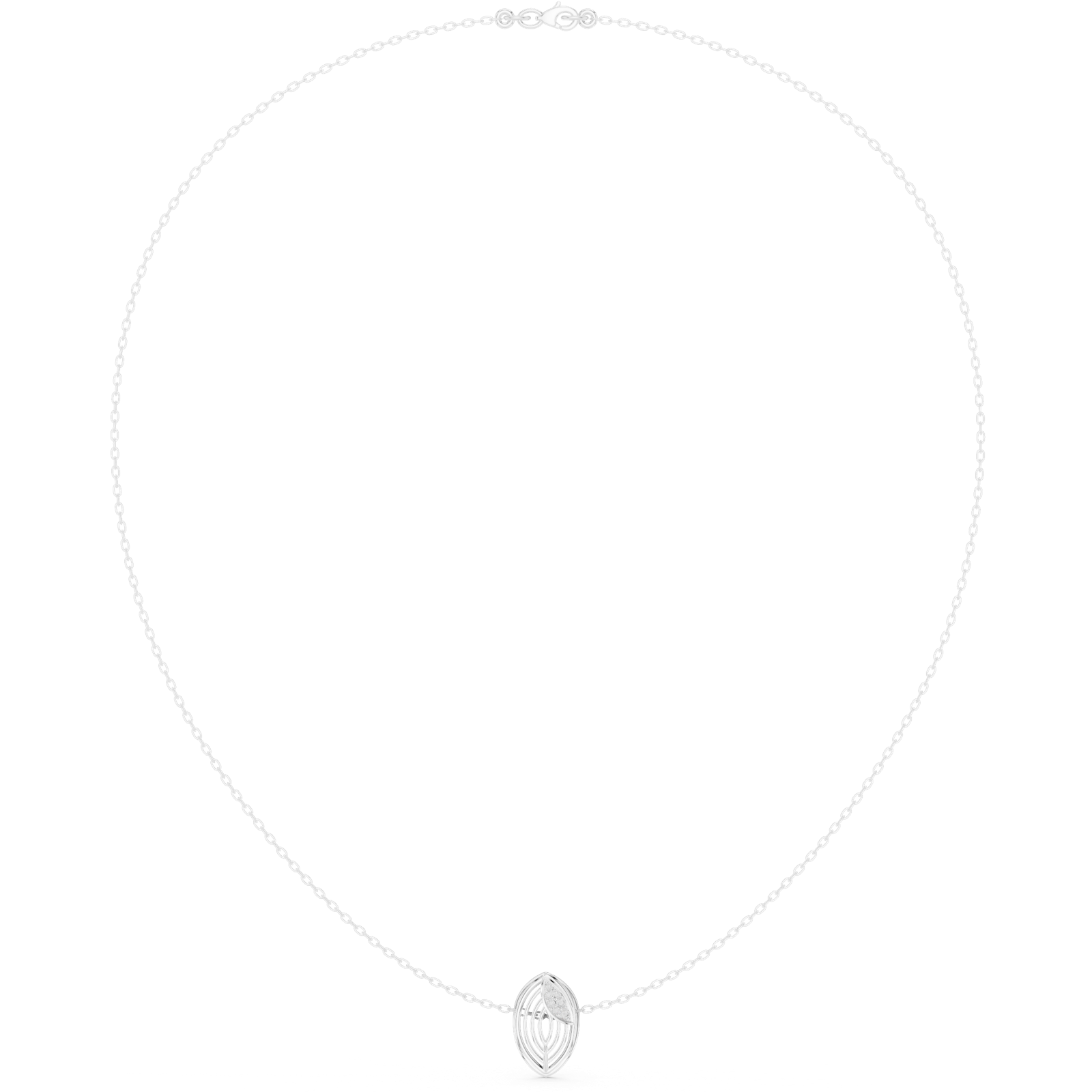 Gold Necklace SBWN (44), White Gold