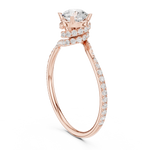 Gold Ring LR-0341, Rose Gold, view 1