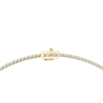 14K Solid Gold Lab Diamond Solitaire Pendant Necklace, Yellow Gold, view 4
