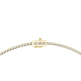 14K Solid Gold Lab Diamond Solitaire Pendant Necklace, Yellow Gold, view 4