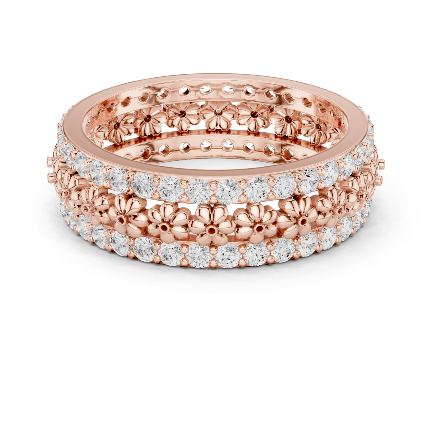 Gold Ring R40, Rose Gold