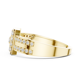 Gold Ring DDLR-806, Yellow Gold, view 3
