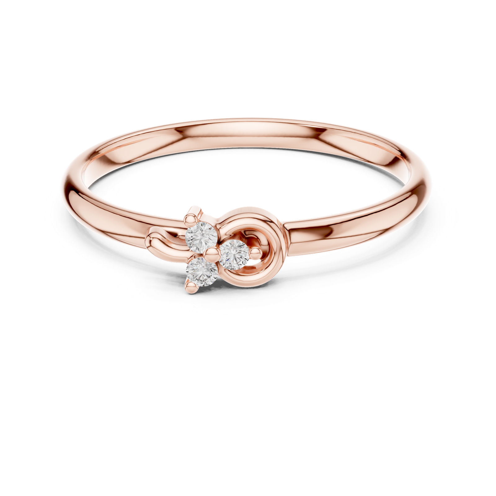 Gold Ring 1 (395), Rose Gold