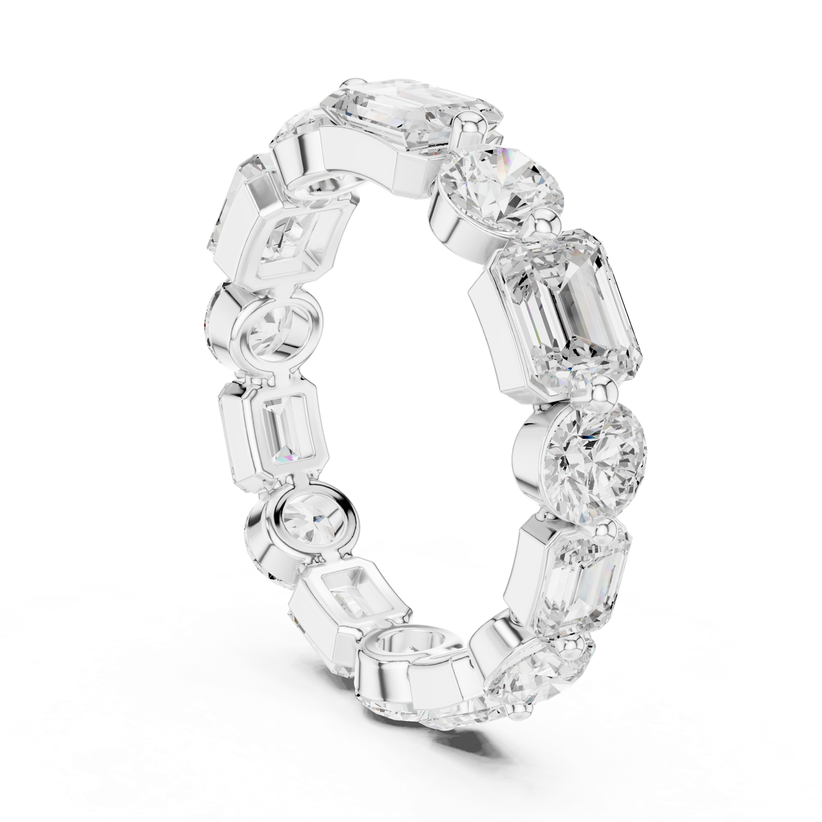 Gold Ring DDLR-393, White Gold