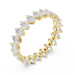 Gold Ring DDLR-374, Yellow Gold, view 2