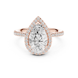 Gold Ring DDLR-747, Rose Gold, view 4