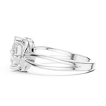 Gold Ring DDLR-516, White Gold, view 3
