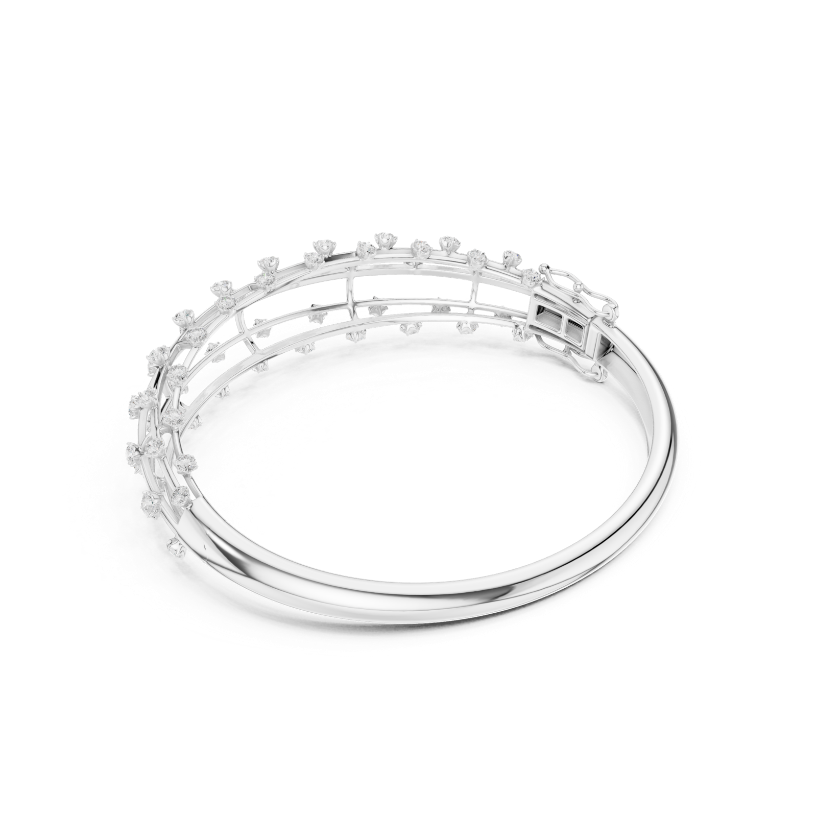 Gold Bracelet SBWB (37), White Gold, view 2