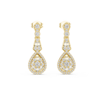 Gold Earrings GER-0377, Yellow Gold