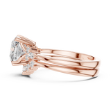 Gold Ring DDLR-440, Rose Gold, view 3