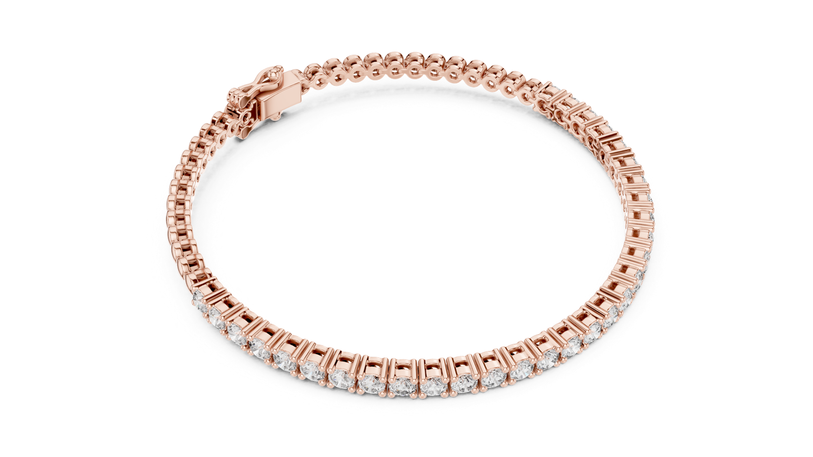 Gold Bracelet FBR0095-2.5-3, Rose Gold, view 2