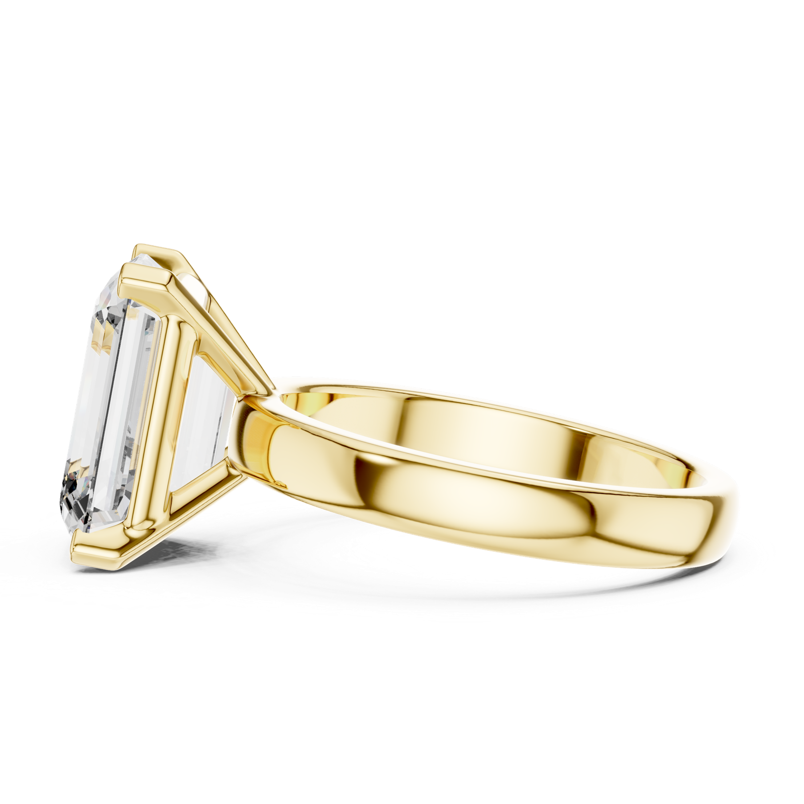 Gold Ring DDLR-069, Yellow Gold, view 3