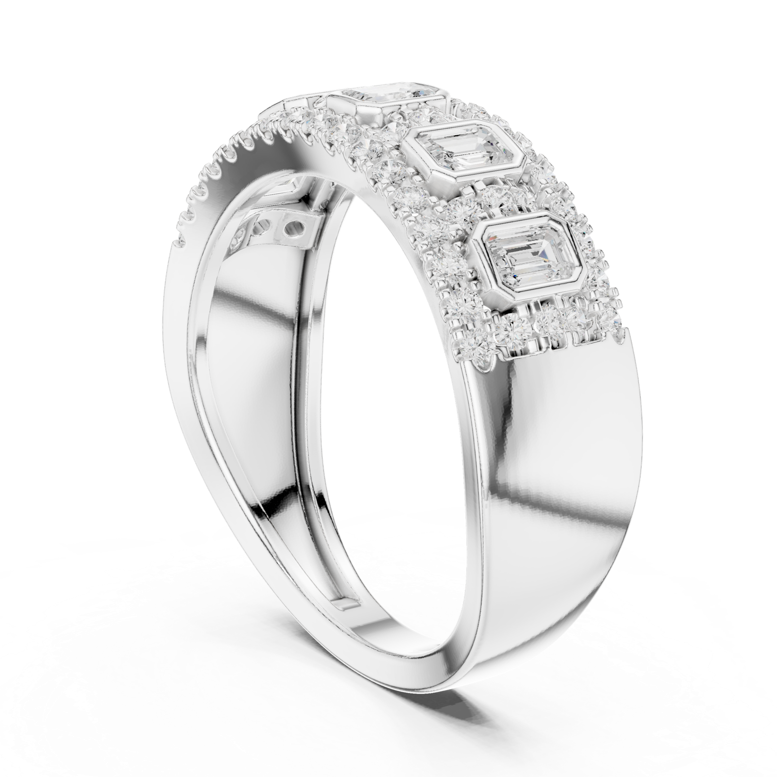 Gold Ring DDLR-450, White Gold