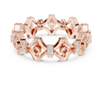 Gold Ring R47, Rose Gold, view 4