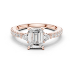 Gold Ring DDLR-857, Rose Gold