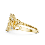 Gold Ring 12-10070@L, Yellow Gold, view 3