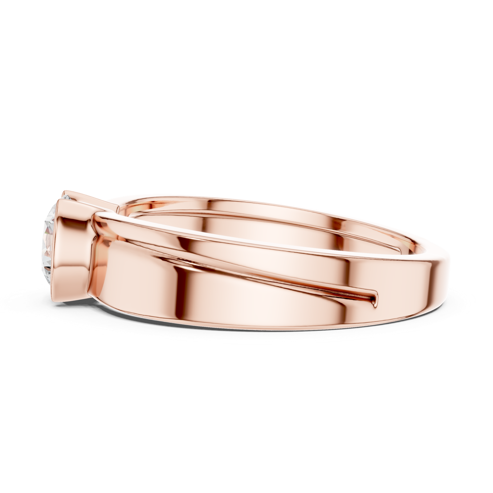 Gold Ring SBMR(44), Rose Gold, view 3