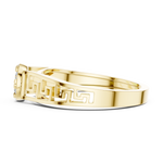 Gold Ring DDLR-825, Yellow Gold, view 3