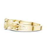 Gold Ring DDLR-825, Yellow Gold, view 3