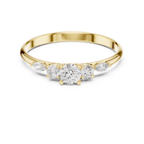 Gold Ring HLR-89, Yellow Gold, view 4