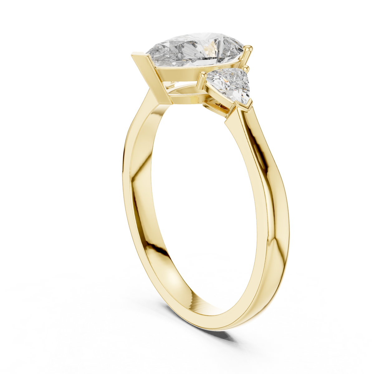 Gold Ring 00001L (26), Yellow Gold, view 1
