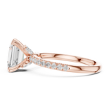 Gold Ring DDLR-1011, Rose Gold, view 3