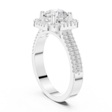 Gold Ring DDLR-329, White Gold, view 1