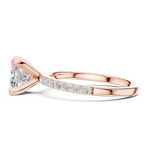 Gold Ring DDLR-885, Rose Gold, view 3