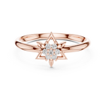 Gold Ring 1 (447), Rose Gold, view 4