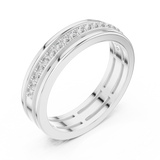 Gold Ring ALR-1, White Gold, view 2