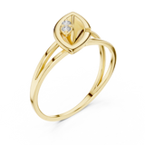 Gold Ring 1 (216), Yellow Gold, view 2