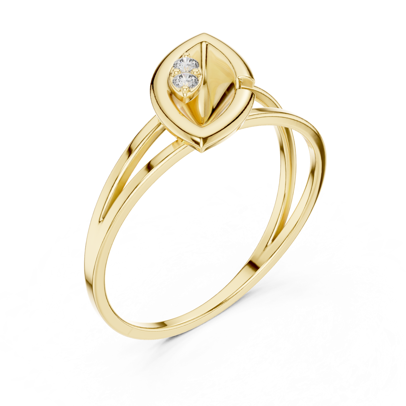 Gold Ring 1 (216), Yellow Gold, view 2