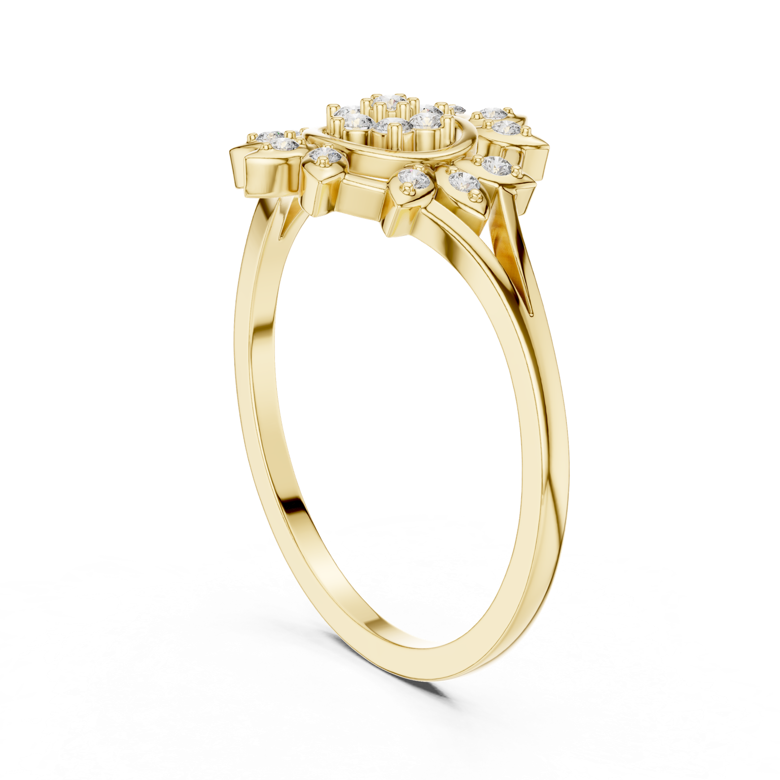 Gold Ring DR-6279, Yellow Gold