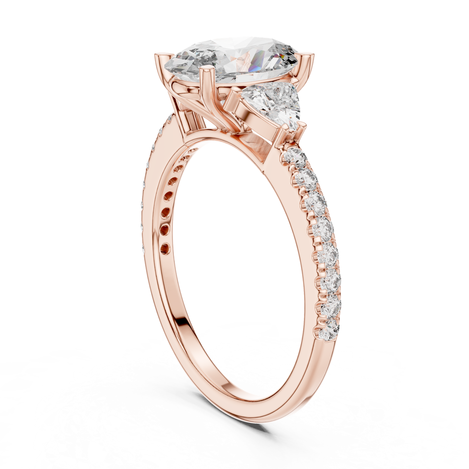 Gold Ring DDLR-184, Rose Gold