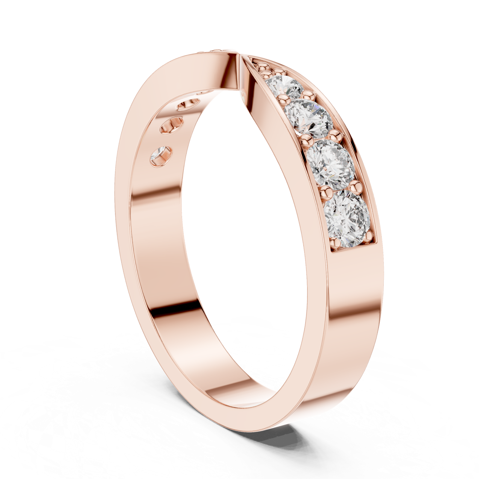 Gold Ring AOMLR105131, Rose Gold