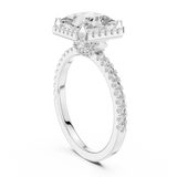 Gold Ring DDLR-057, White Gold, view 1