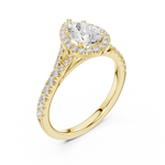 Gold Ring DDLR-911, Yellow Gold, view 2