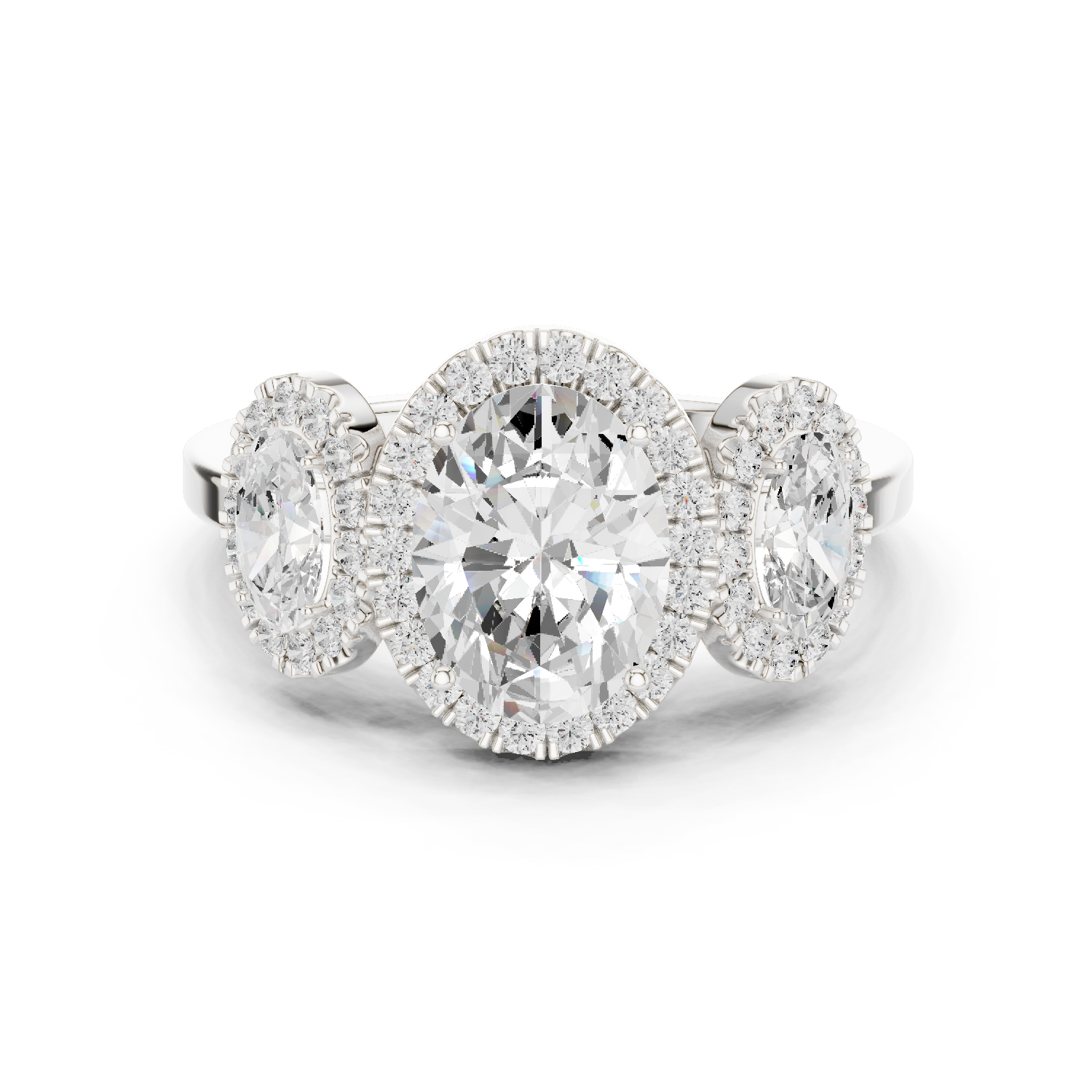Gold Ring DDLR-1062, White Gold